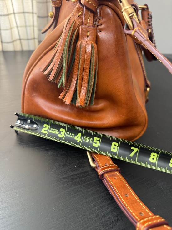 Dooney & Bourke Original Large Florentine Leather Satchel Natural - Picture 5 of 16